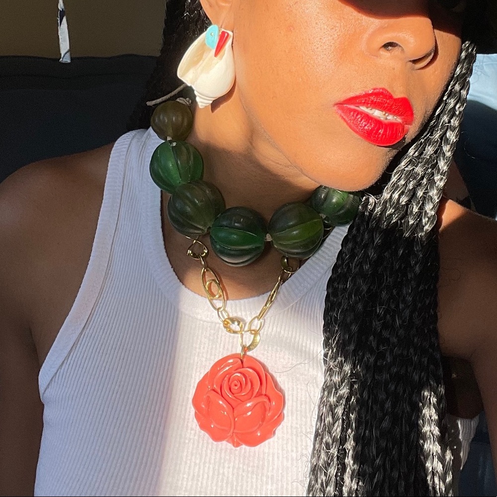 Shell Stud Earrings - image 5